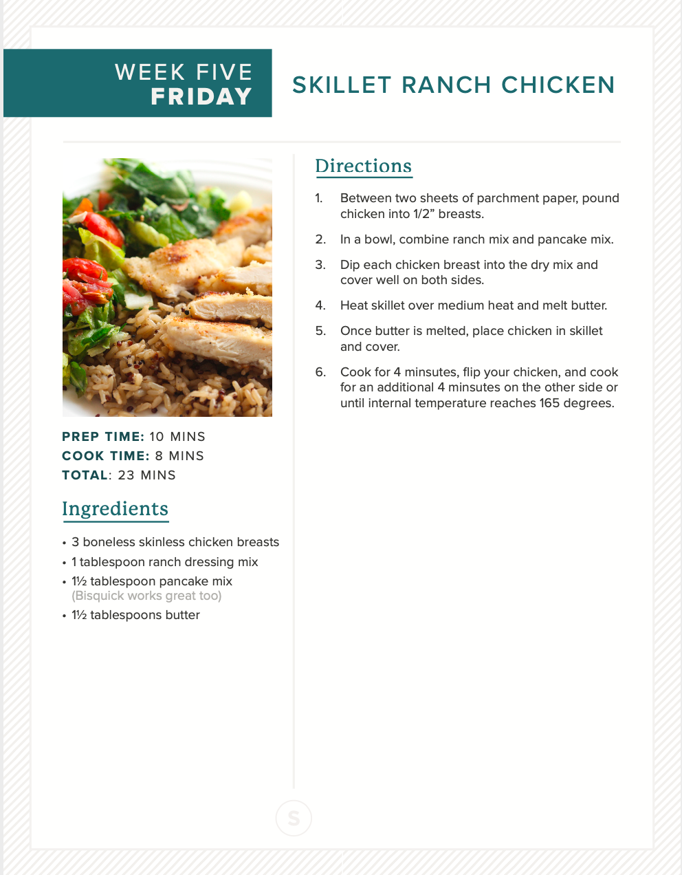 Meals for Two - 12 Week Plan